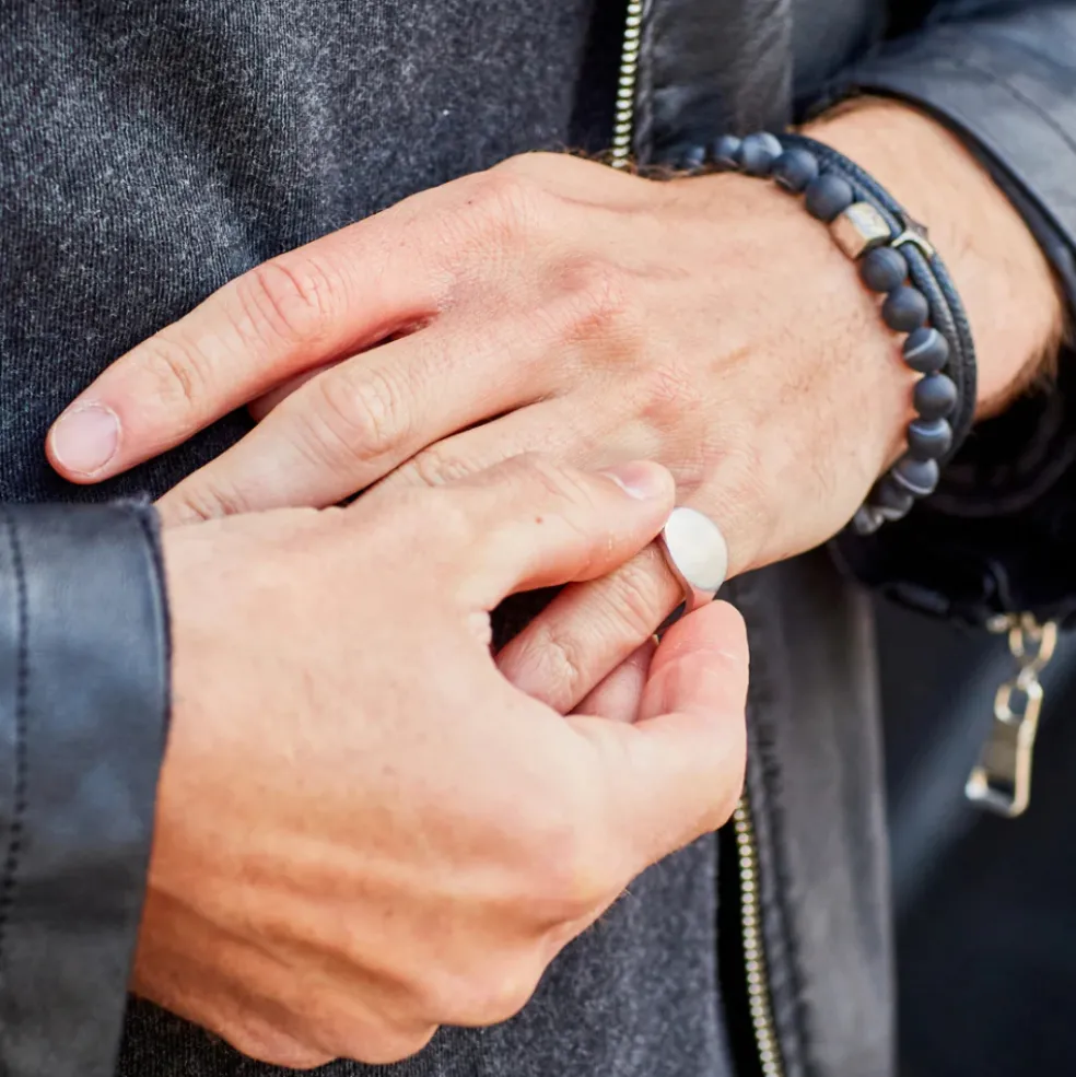 Alexander Lynggaard - Oval Signet ring i sølv - h10112