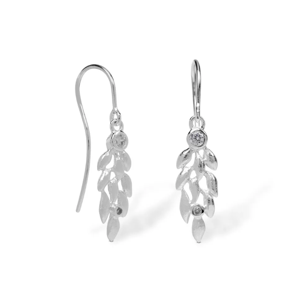 Blossom Copenhagen - Forrest ørehængere i sølv med sten - 21971687