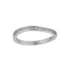 byBiehl - Ocean flow band sparkle ring i sølv - 5-4203A-R