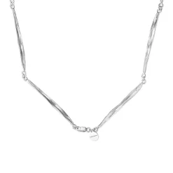 Flora Danica - Græs halskæde i Sterling sølv - gr-ne-s