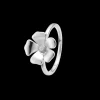 Mads Z - Fleur sølv ring med funklende hvid topas - 2146106