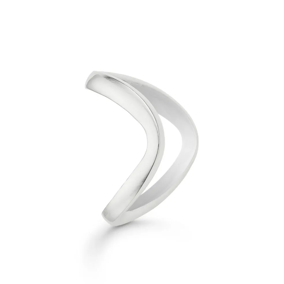Mads Z - Ring i sølv Boomerang- 3140107
