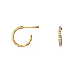 Mini Sparkle Hoop forgyldt - 4-029a-gp