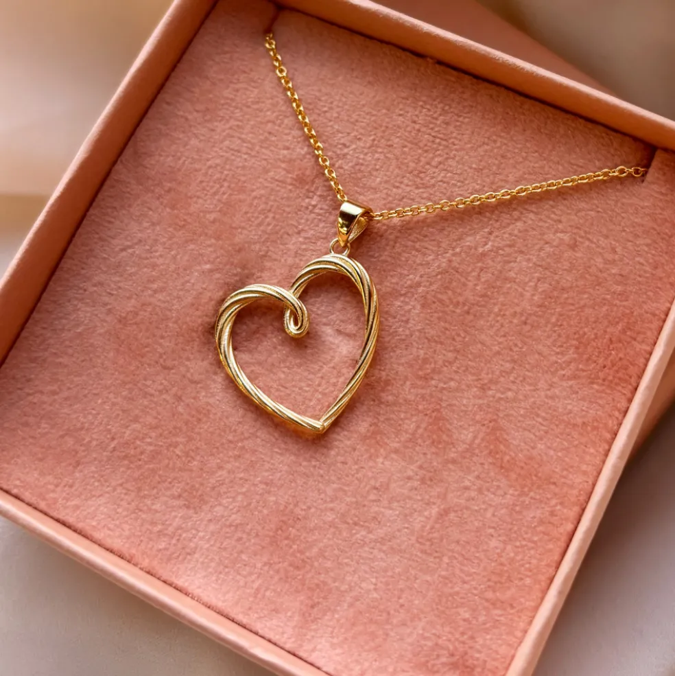 Scrouples - Hjerte vedhæng i 8 karat guld - 215273