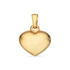 Scrouples - 8kt. guld hjerte vedhæng, 11x13mm - 24043