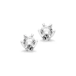 Scrouples - Prinsesse Ørestikker med 0,10 ct diamant, Guld/Hvidguld - 1775,10