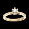 Scrouples - Prinsessering med 0,20 ct diamant, Guld / Hvidguld - 7775,20