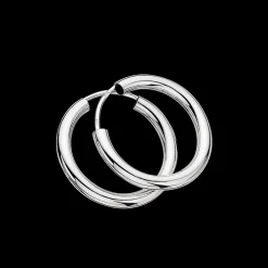 Scrouples - Sølv creoler, 2,5x20mm - 190172