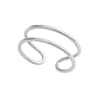 SFB - Åben tråd ring i sølv - 1672-11
