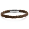 Aagaard - Herre armbånd i brunt læder - 0710131