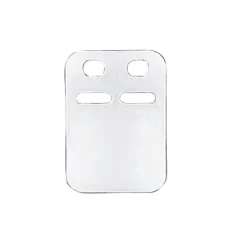 Aagaard - Sølv ID plade (Kan graveres), 17 x 23mm - 1181180