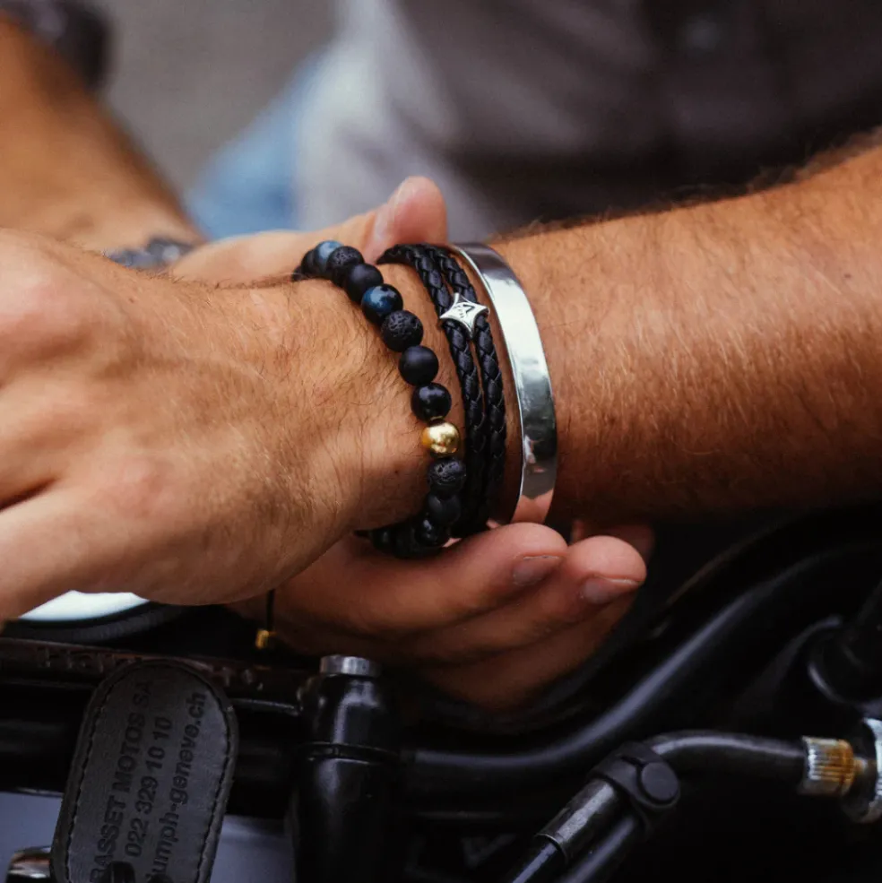 Alexander Lynggaard - Knyttet Paris armbånd, 8mm - B00043