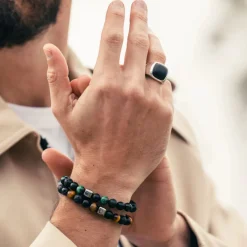 Alexander Lynggaard - Signet ring i sølv med sort mat onyx - h10010