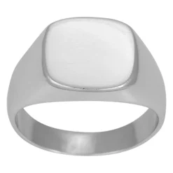 Blank sølv signet herrering - 102510409