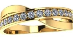 Blomster Jewellery - 14 karat guld ring med diamanter - BL0430R