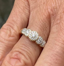 Blomster Jewellery - 14kt ring med diamanter - blhy2r