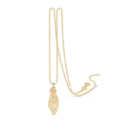 Blossom - Forgyldt kæde med vedhæng - 23309015-45
