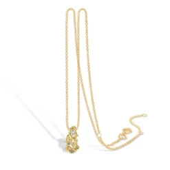 Blossom - Radiance Reef forgyldt halskæde med vedhæng og sten - 23321668-45