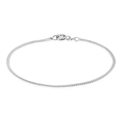 BNH - Panser facet Sølv / forgyldt armbånd med fjederringslås lås