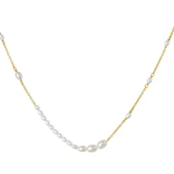 byBiehl - Aura flow halskæde i guldbelagt sølv - 3-3901wp-gp