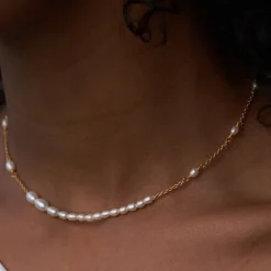 byBiehl - Aura flow halskæde i guldbelagt sølv - 3-3901wp-gp