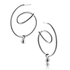 Bykjærgaard - OP sølv øreringe - mhes2729