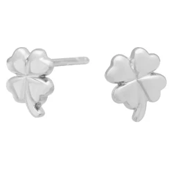 Firkløver øreringe i sølv -30250860900