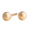 Forgyldt ørering kugle 4mm-325245