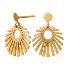 325687-3- Forgyldte øreringe der hænger