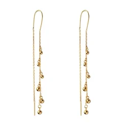 JEG ER øreringe i forgyldt sølv - JEEG