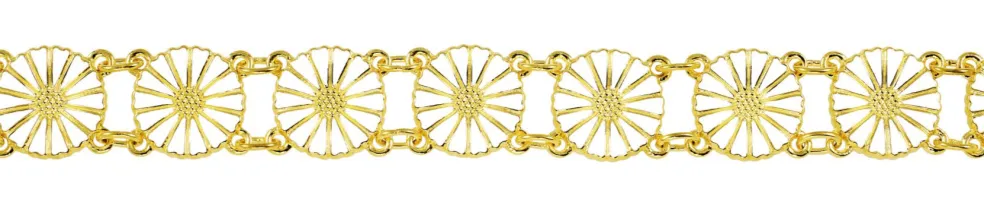 Lund Copengahen - Marguerit armbånd, 11mm - 901011-m