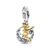 Pandora - Disney klokkeblomst charm med forgyldt vedhæng - 762517c01