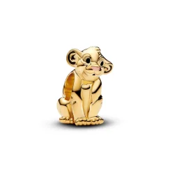 Pandora - Disney Løvernes Konge charm med Simba i forgyldt - 763376c01