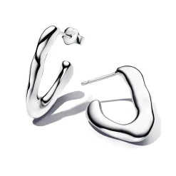 Pandora - Essence V-formet organiske sølv creol - 293290c00