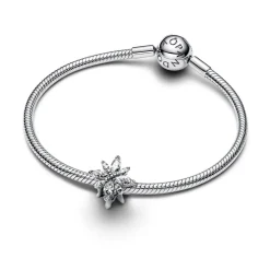 Pandora - Nordstjerne charm i sølv med sten - 793591c01