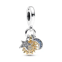 Pandora - Sol, måne og stjerne charm - 762676c01