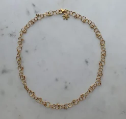 SFB - Forgyldt Halskæde med runde led - 1914-2-45