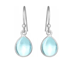 SFB - Ørehængere med syntetisk topas - 5249-1-186