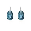 SFB- Vedhæng til øreringe i sølv med en blå krystal - 5027-1-174