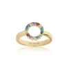 Sif jakobs - Bella piccolo ring i forgyldt sølv - R337-XCZ(YG)