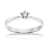 Vida - Hvidguld ring med diamant 0,15ct - 7814,15